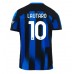 Inter Milan Lautaro Martinez #10 Voetbalkleding Thuisshirt 2023-24 Korte Mouwen
